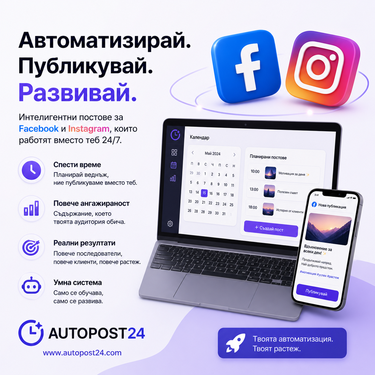 AI генериране на пост за ресторант